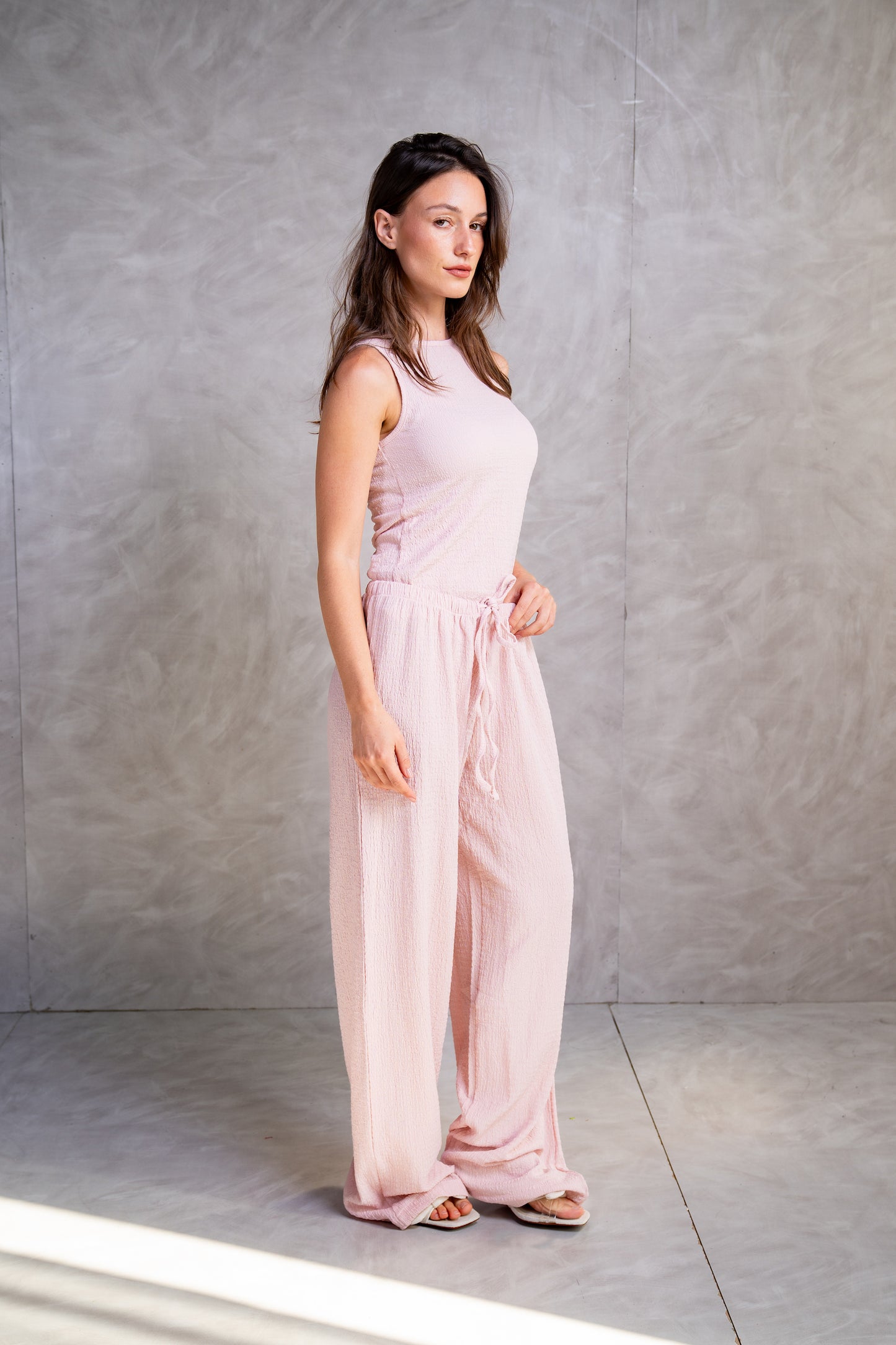 Textured Sleeveless Top