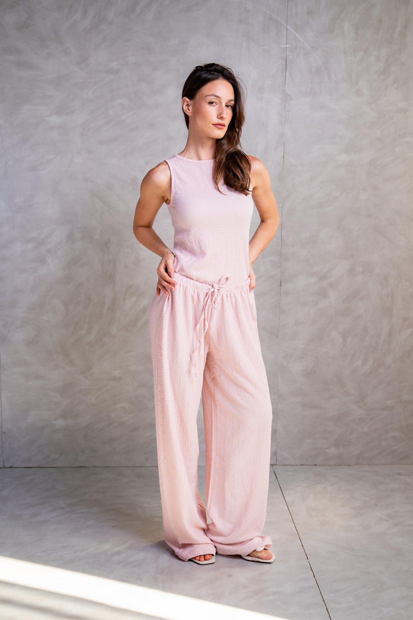 Textured Sleeveless Top