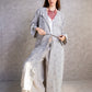 Embroidered Wide Trousers