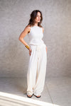 Textured Sleeveless Top
