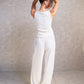 Textured Wide Pants