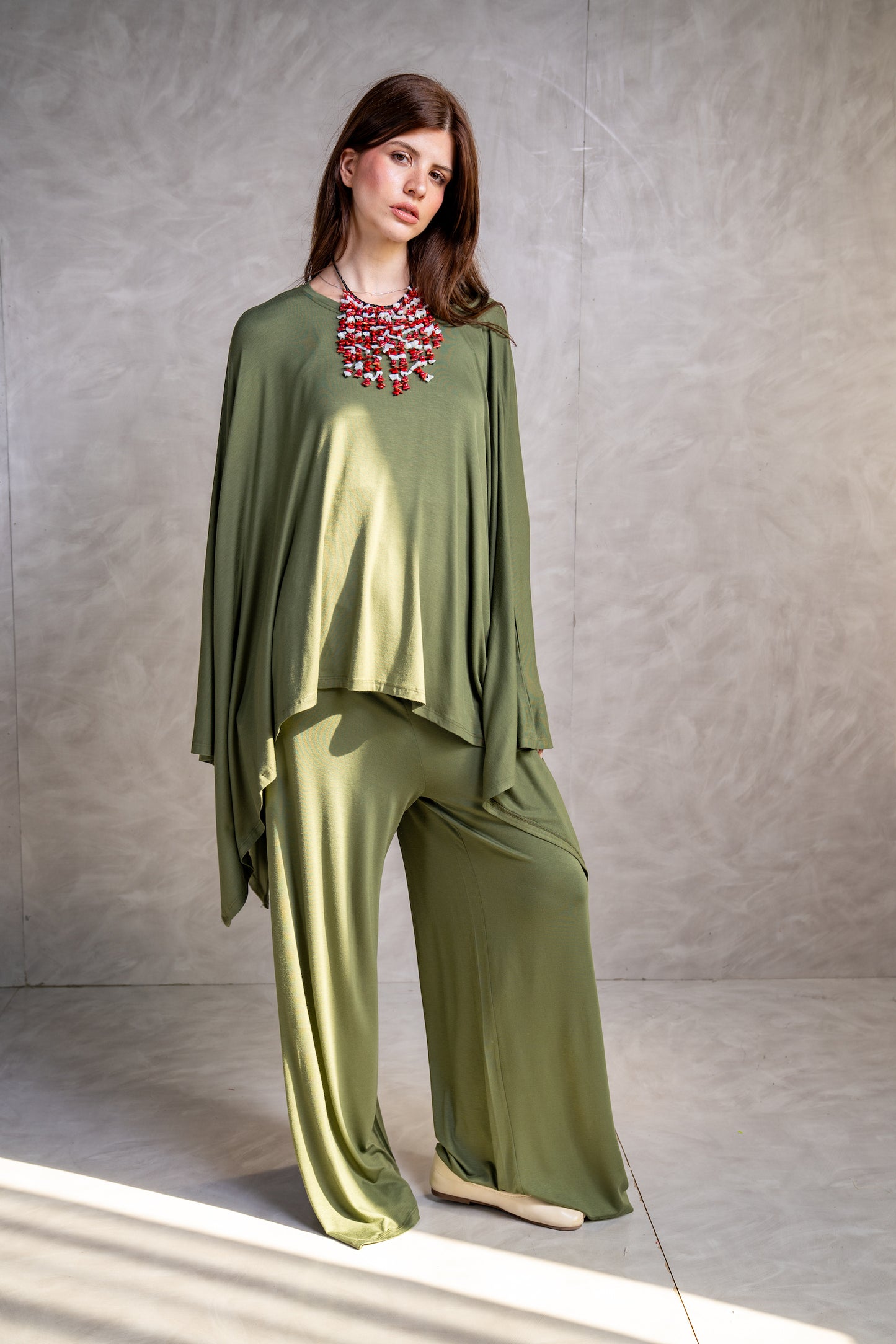 Wide Viscose Pants