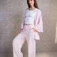 Textured Drawstring Pants