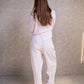 Textured Drawstring Pants