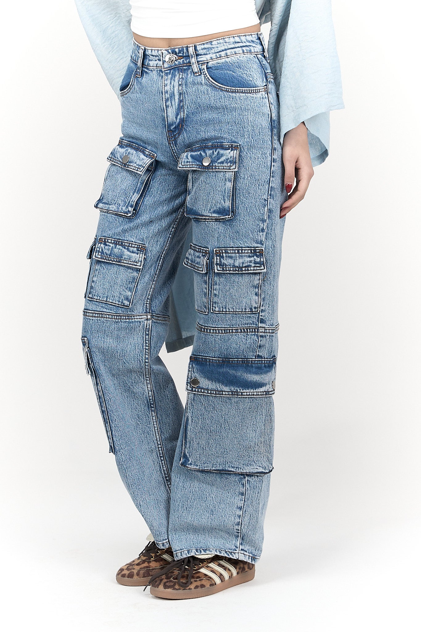 Jeans with Multiple Pockets