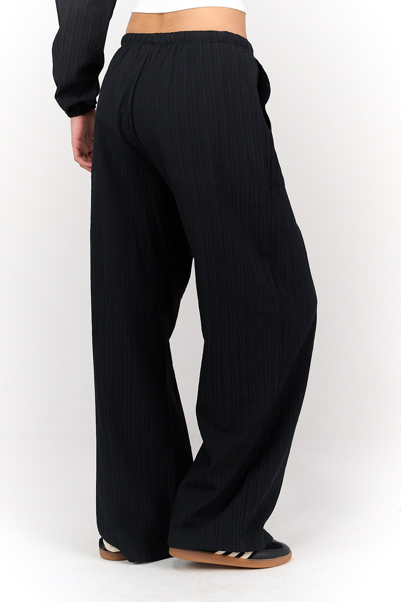 Self Pattern Tencel Pants