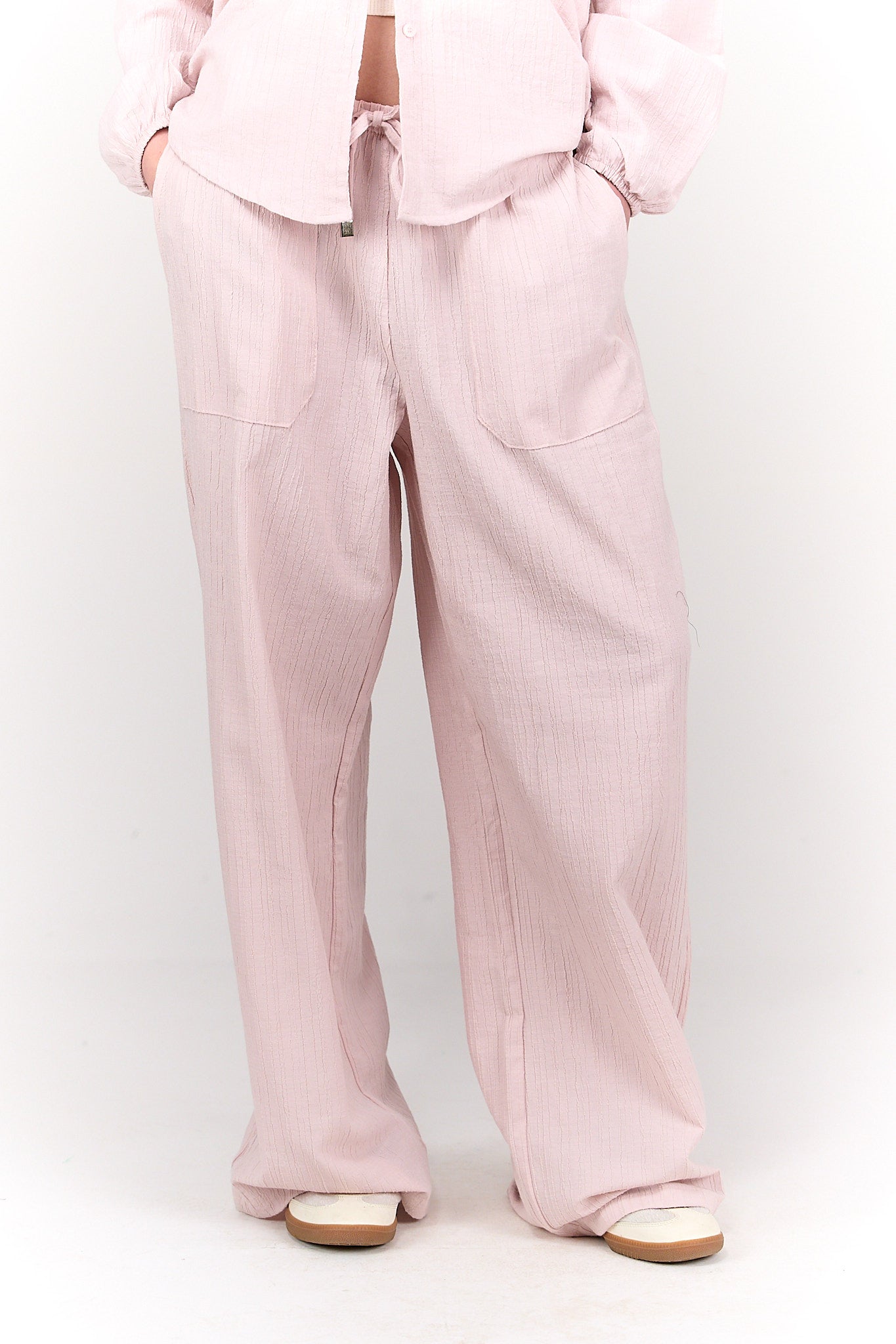 Self Pattern Tencel Pants