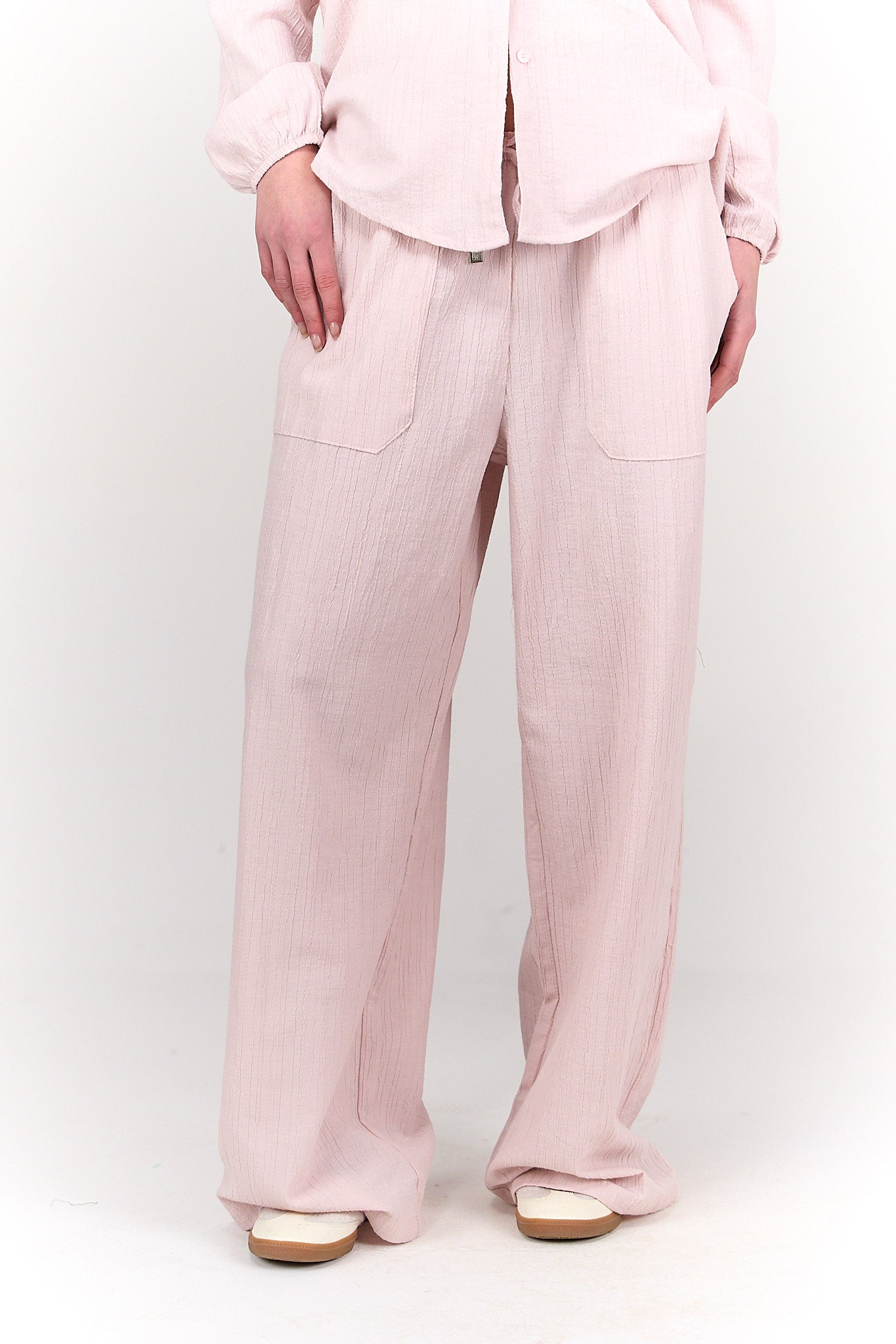 Self Pattern Tencel Pants