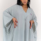 Deep V-Neck Abaya