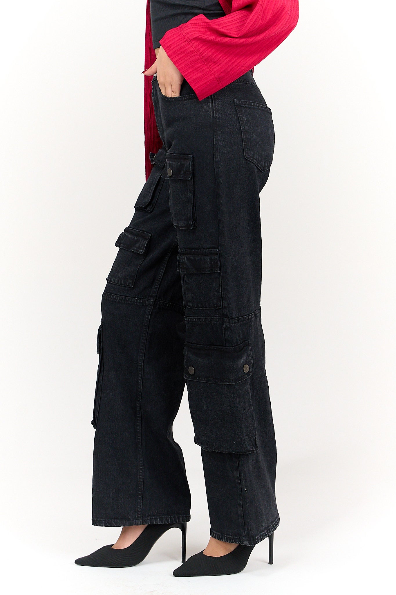 Jeans with Multiple Pockets