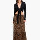 Tiger Print Tiered Skirt