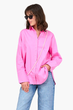 Poplin Hidden Placket Shirt