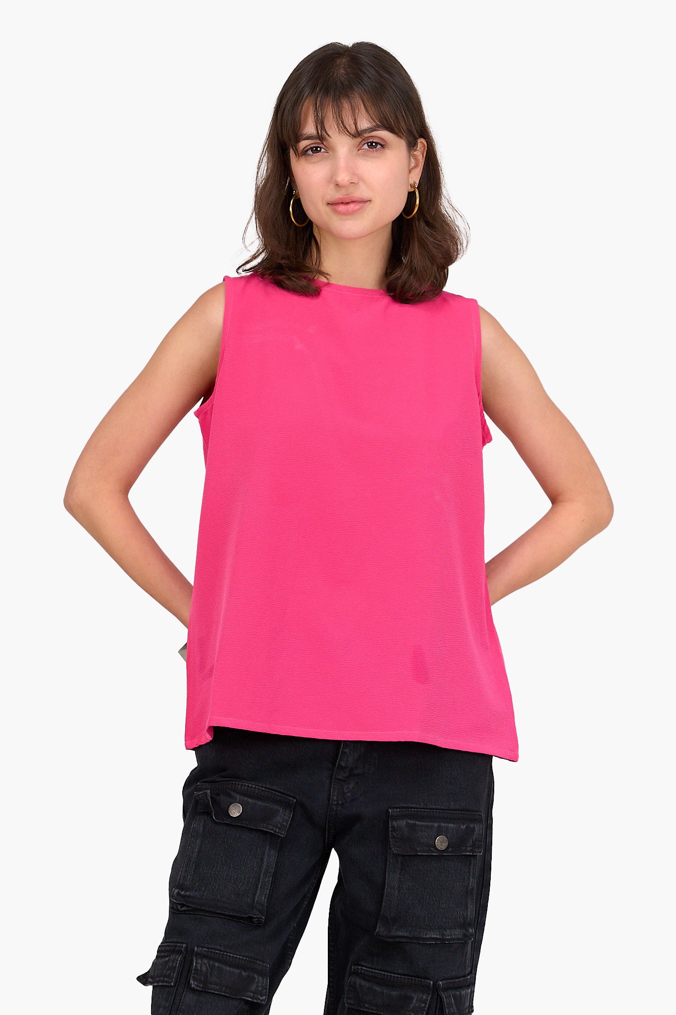Tencel Sleeveless Blouse