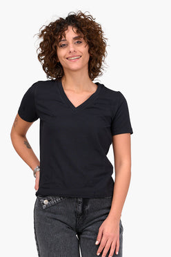 V-Neck Cotton T-Shirt