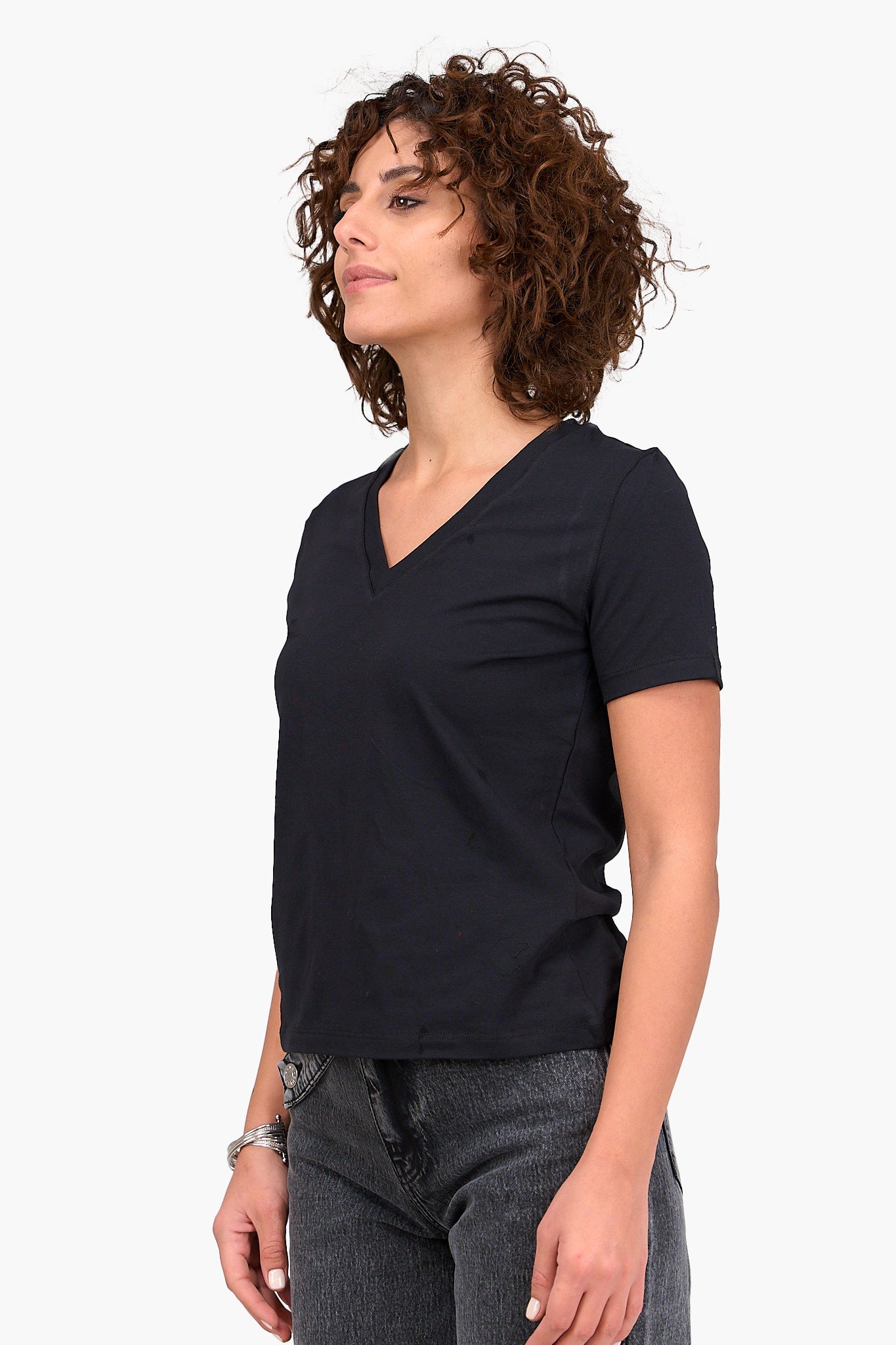 V-Neck Cotton T-Shirt