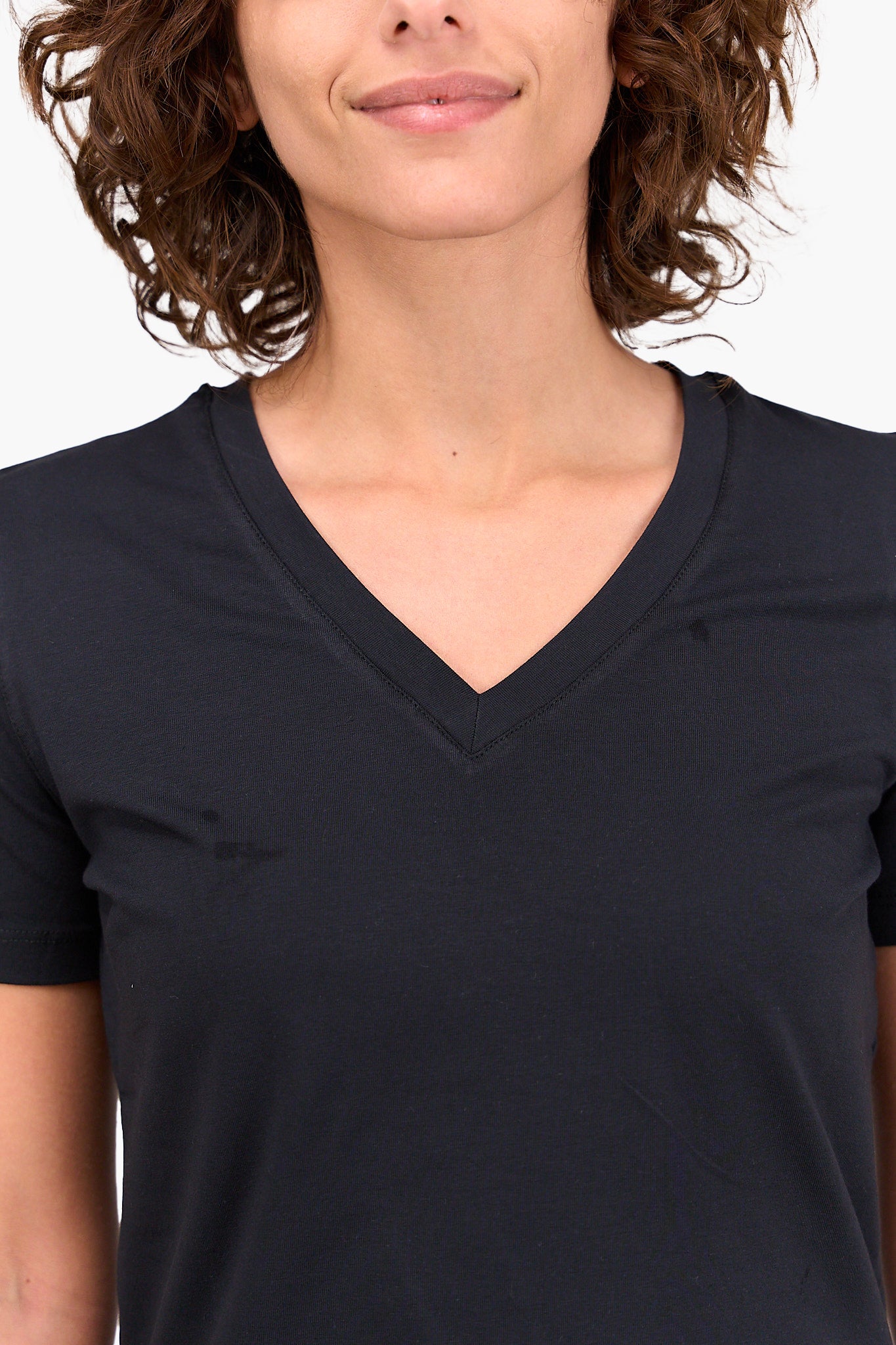 V-Neck Cotton T-Shirt