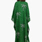 Palm Printed Green Abaya
