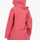 Striped Hooded Viscose Shirt
