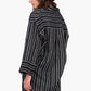Striped High Low Shirt