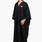 Deep V-Neck Abaya