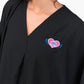 Deep V-Neck Abaya