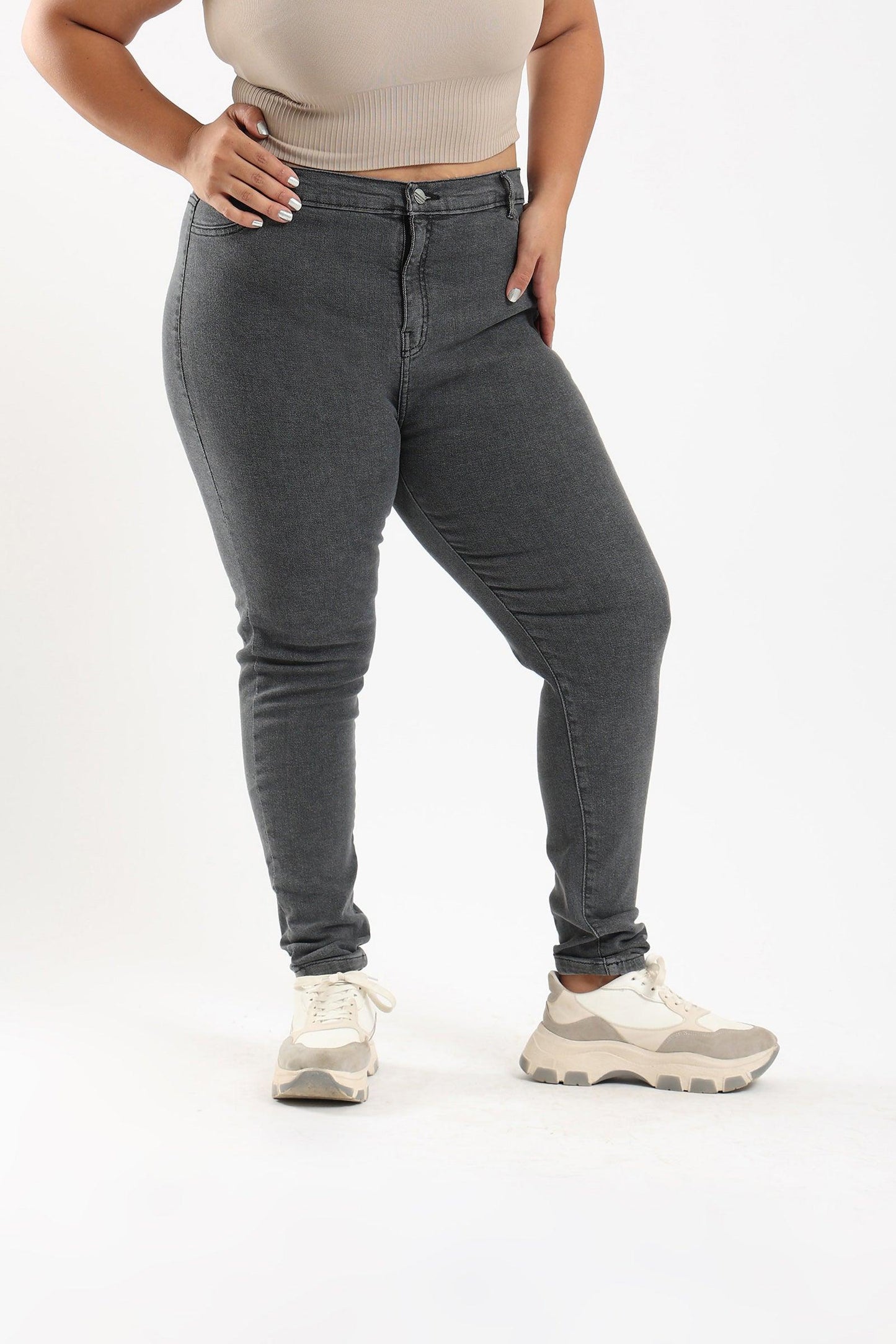 Skinny Fit Denim Pants - Clue Wear